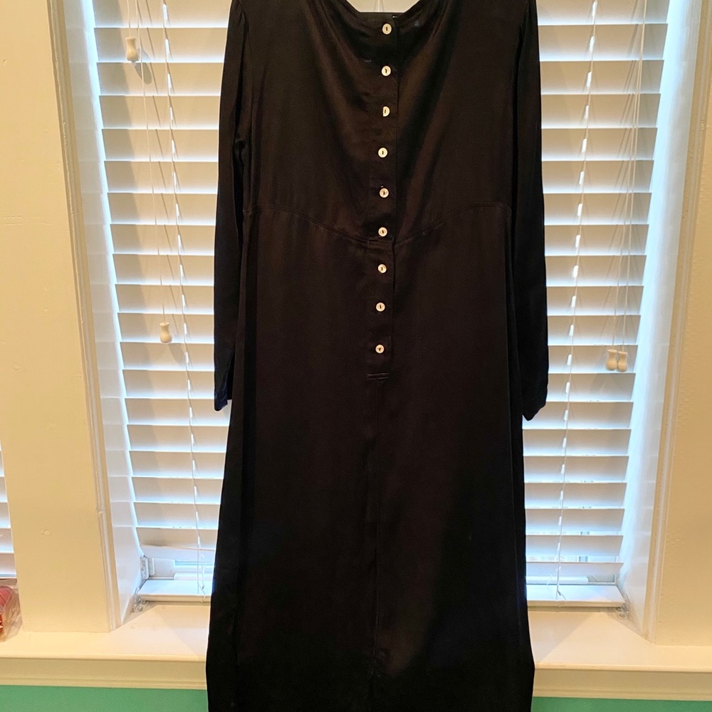 Vintage Johnny Was black dress Sz M 8/10